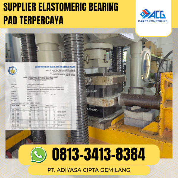 Download Supplier elastomeric bearing pad terpercaya  
