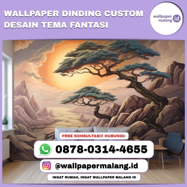 Download WALLPAPER DINDING CUSTOM DESAIN TEMA FANTASI