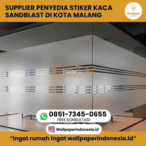 Download SUPPLIER PENYEDIA STIKER KACA SANDBLAST DI KOTA MALANG