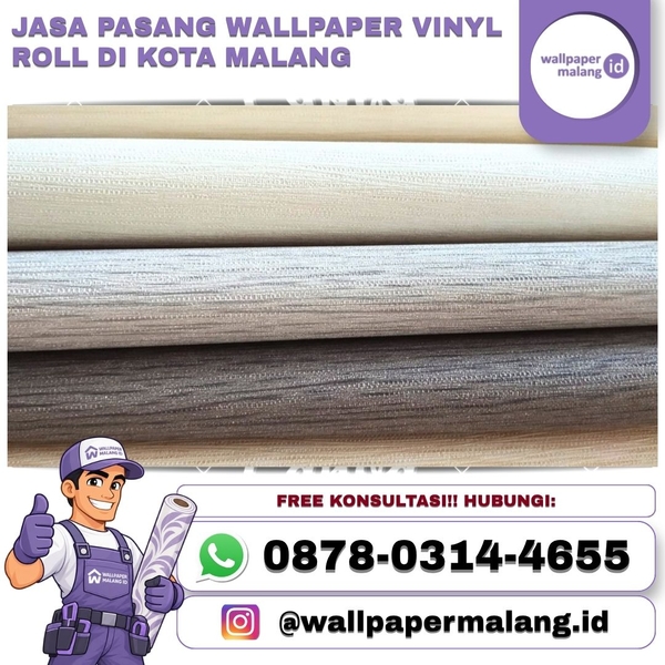 Download JASA PASANG WALLPAPER VINYL ROLL DI KOTA MALANG