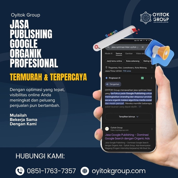 Download JASA PUBLISHING GOOGLE ORGANIK PROFESIONAL