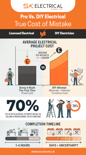 Download The Hidden Cost of DIY Electrical Work | Electrical Contractors Guildford