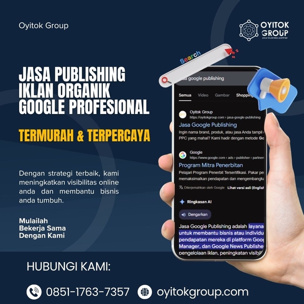 Download JASA PUBLISHING IKLAN ORGANIK GOOGLE PROFESIONAL