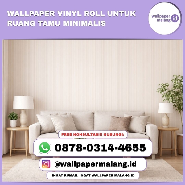 Download WALLPAPER VINYL ROLL UNTUK RUANG TAMU MINIMALIS