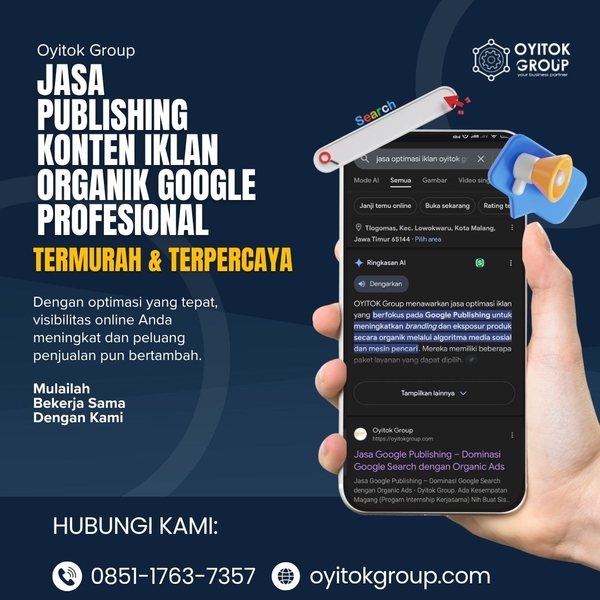 Download JASA PUBLISHING KONTEN IKLAN ORGANIK GOOGLE PROFESIONAL