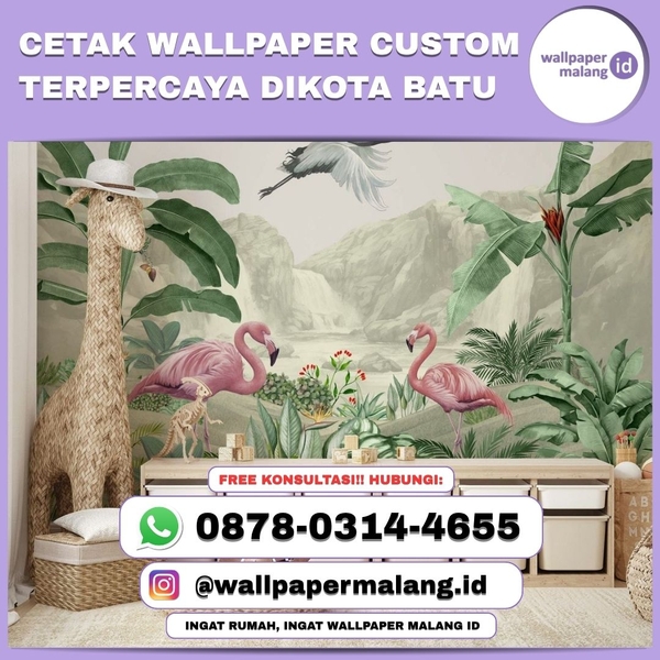 Download Cetak wallpaper custom terpercaya dikota batu