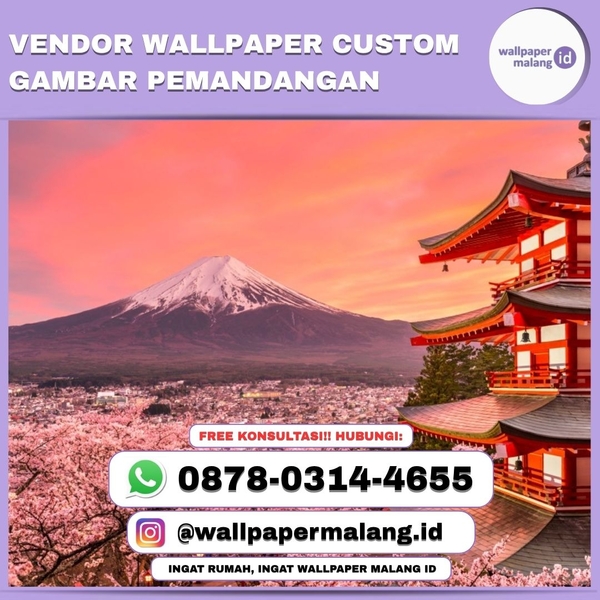 Download Vendor wallpaper custom gambar pemandangan