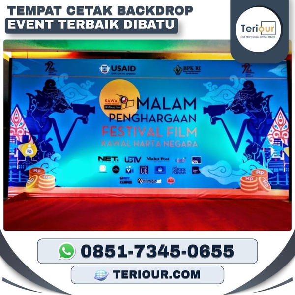 Download Tempat cetak backdrop event terbaik dibatu