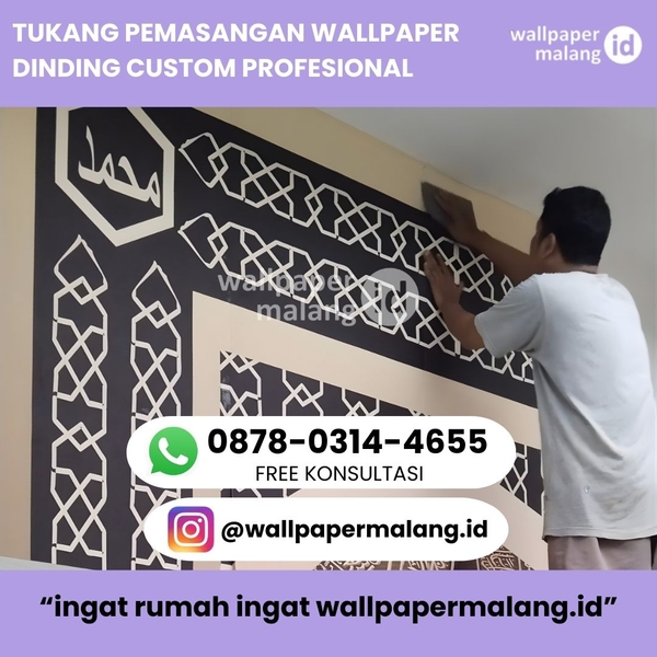 Download TUKANG PEMASANGAN WALLPAPER DINDING CUSTOM PROFESIONAL