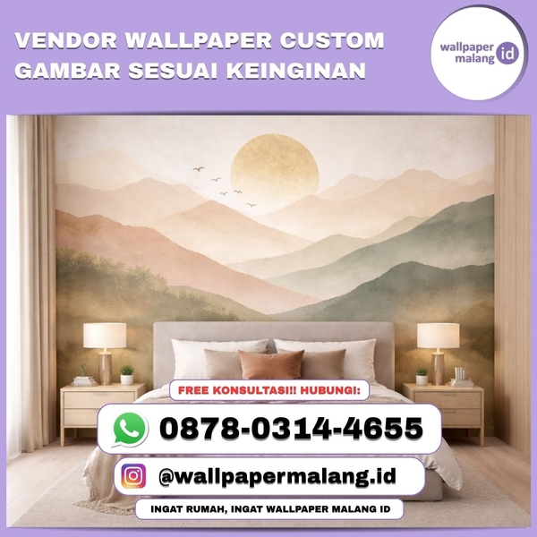 Download VENDOR WALLPAPER CUSTOM GAMBAR SESUAI KEINGINAN