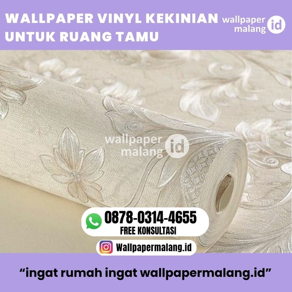 Download WALLPAPER VINYL KEKINIAN UNTUK RUANG TAMU