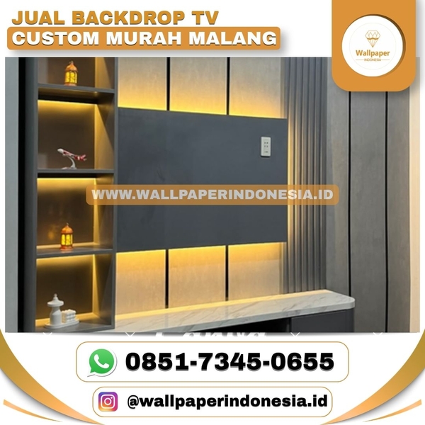 Download JUAL BACKDROP TV CUSTOM MURAH MALANG