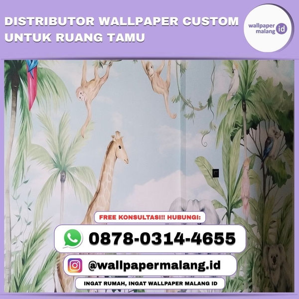 Download Distributor wallpaper custom untuk ruang tamu