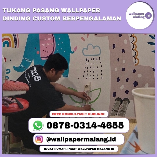 Download TUKANG PASANG WALLPAPER DINDING CUSTOM BERPENGALAMAN