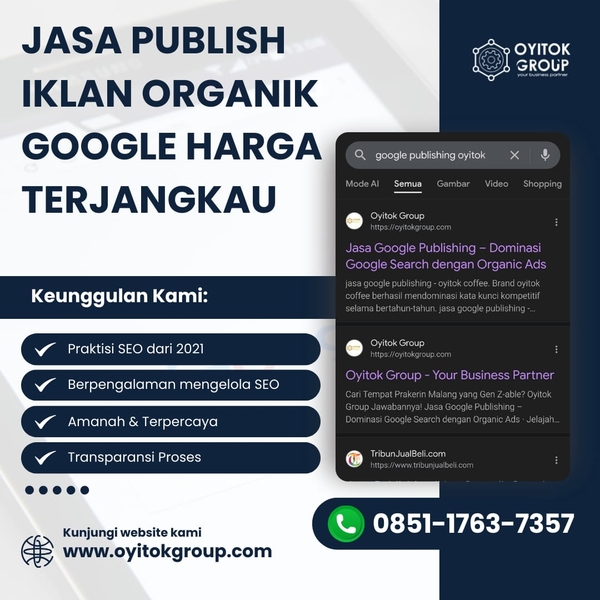 Download JASA PUBLISH IKLAN ORGANIK GOOGLE HARGA TERJANGKAU