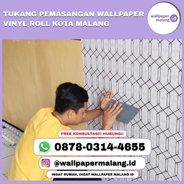 Download TUKANG PEMASANGAN WALLPAPER VINYL ROLL KOTA MALANG