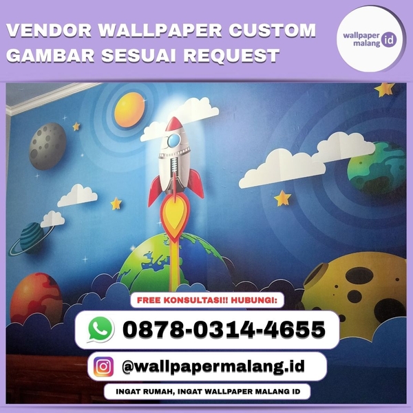 Download Vendor wallpaper custom gambar sesuai request