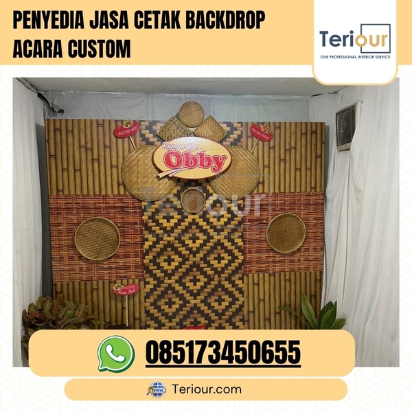 Download PENYEDIA JASA CETAK BACKDROP  ACARA CUSTOM 