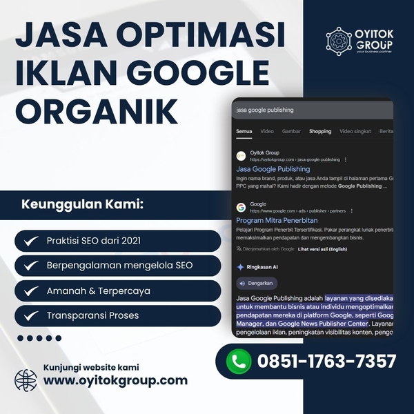 Download JASA OPTIMASI IKLAN GOOGLE ORGANIK