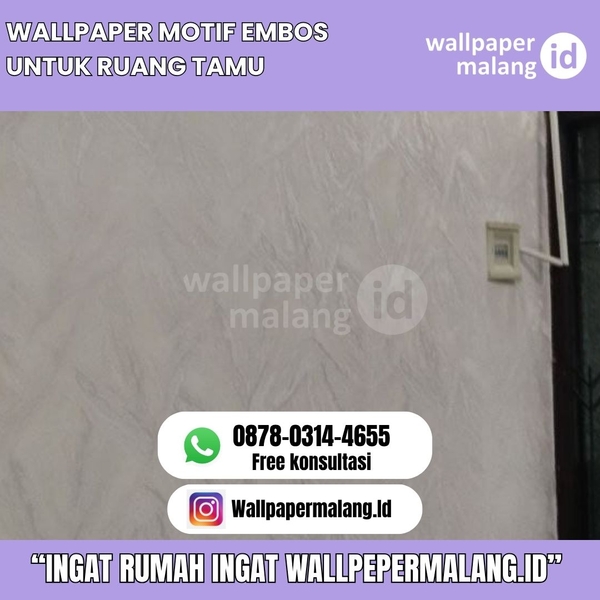 Download WALLPAPER VINYL MOTIF EMBOS UNTUK RUANG TAMU