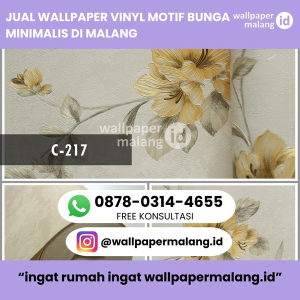 Download JUAL WALLPAPER VINYL MOTIF BUNGA MINIMALIS DI MALANG 