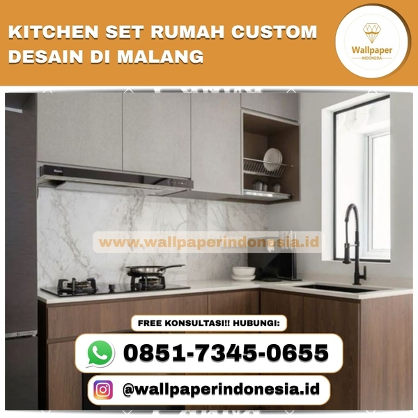 Download KITCHEN SET RUMAH CUSTOM DESAIN DI MALANG