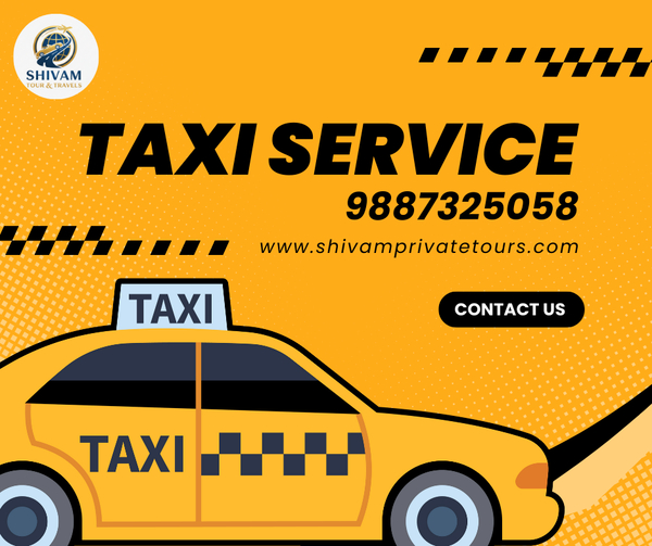Download Yellow And Black Taxi Service Illustrative Facebook Post.png