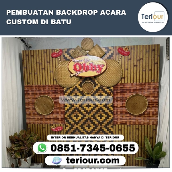 Download PEMBUATAN BACKDROP ACARA CUSTOM DI BATU