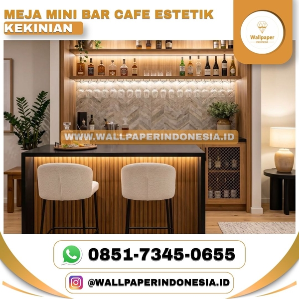 Download MEJA MINI BAR CAFE ESTETIK KEKINIAN
