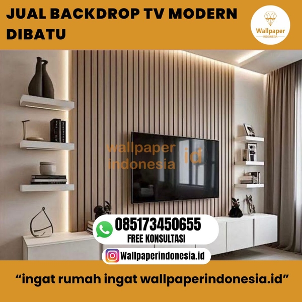 Download JUAL BACKDROP TV MODERN DIBATU