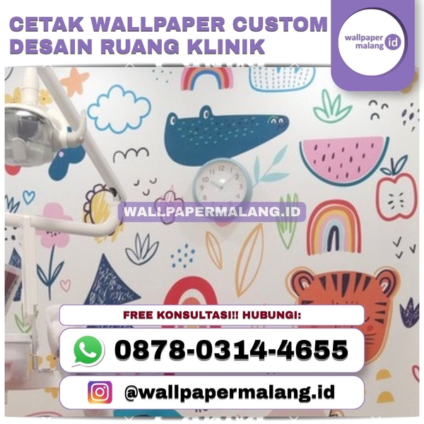 Download CETAK WALLPAPER CUSTOM DESAIN RUANG KLINIK  