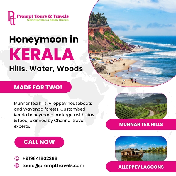Download Best Travel Agency in Chennai for Kerala Honeymoon Packages