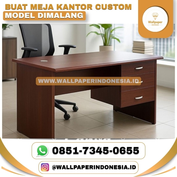 Download BUAT MEJA KANTOR CUSTOM MODEL DI MALANG