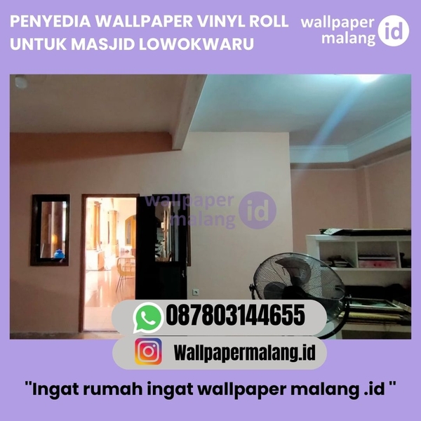 Download PENYADIA WALLPAPER VINYL ROLL UNTUK MASJID LOWOKWARU