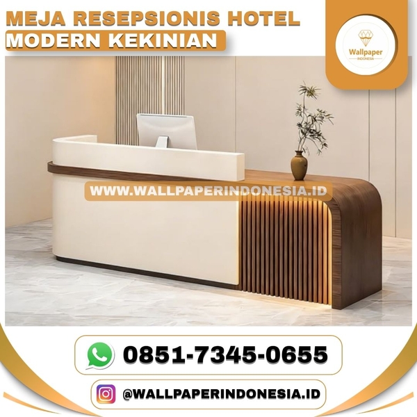 Download MEJA RESEPSIONIS HOTEL MODERN KEKINIAN