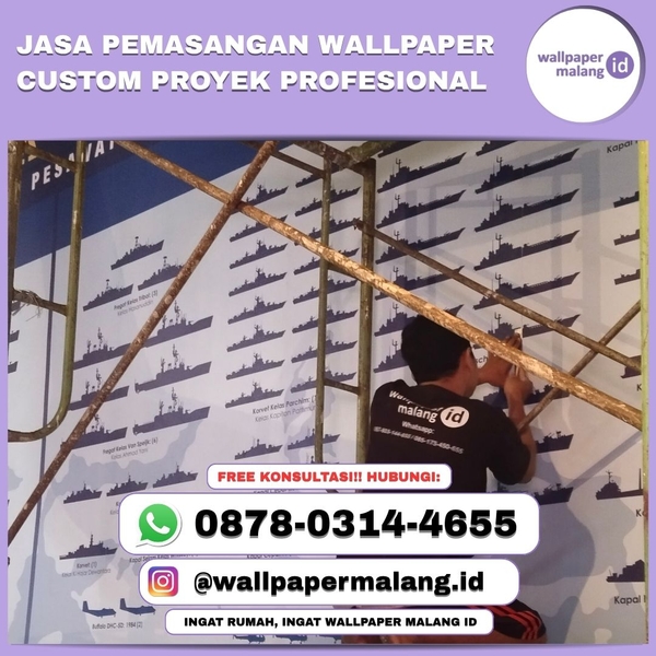 Download JASA PEMASANGAN WALLPAPER CUSTOM PROYEK PROFESIONAL