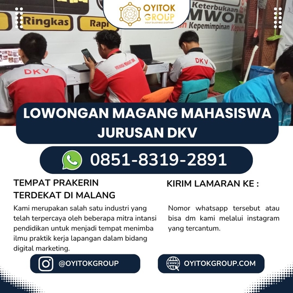 Download Lowongan magang mahasiswa jurusan DKV
