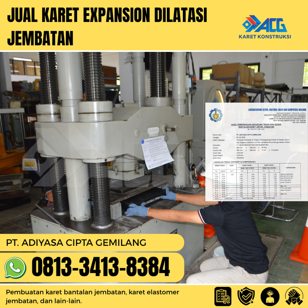 Download Jual karet expansion dilatasi jembatan