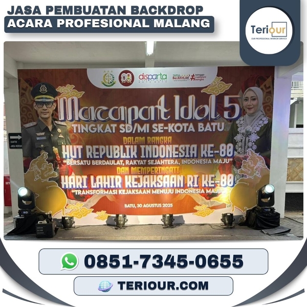 Download Jasa pembuatan backdrop acara profesional malang