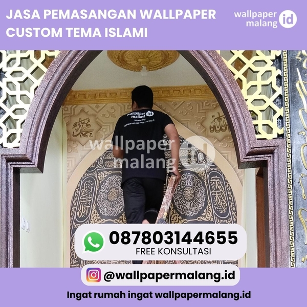 Download JASA PEMASANGAN WALLPAPER CUSTOM TEMA ISLAMI