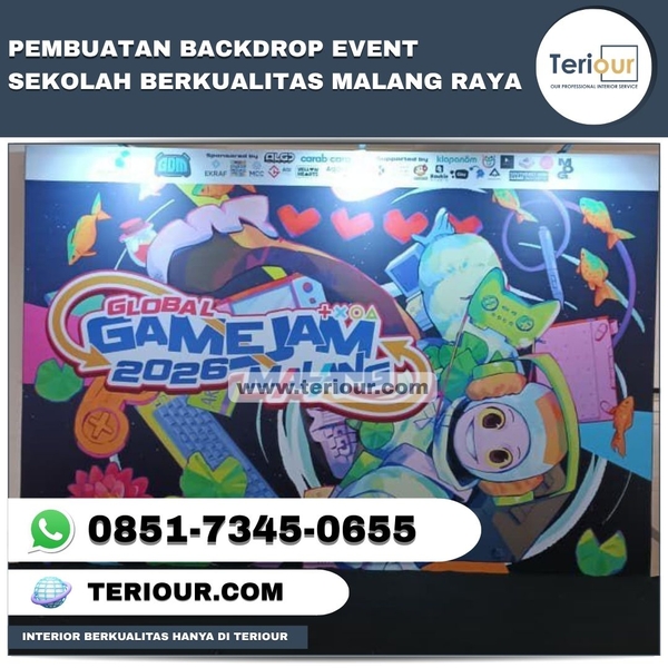 Download PEMBUATAN BACKDROP EVENT SEKOLAH BERKUALITAS MALANG RAYA