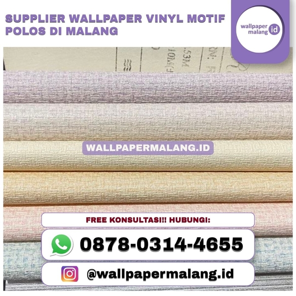 Download SUPPLIER WALLPAPER VINYL MOTIF POLOS DI MALANG