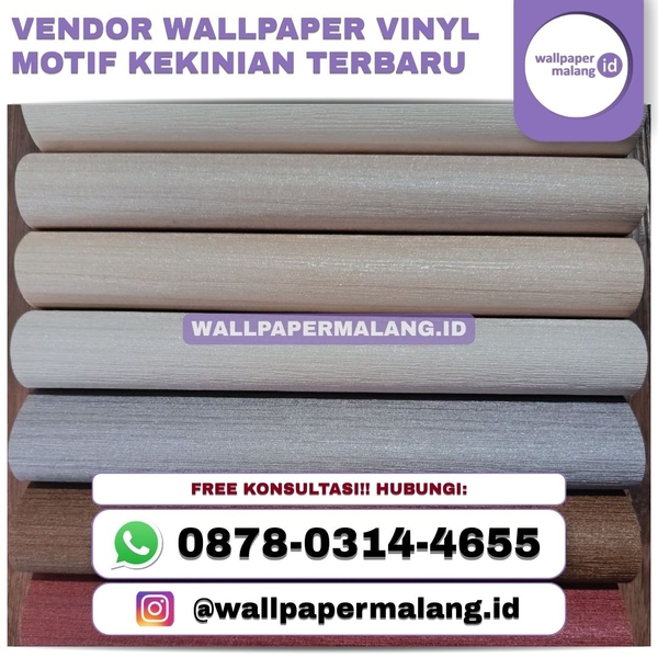 Download Vendor wallpaper vinyl motif kekinian terbaru 