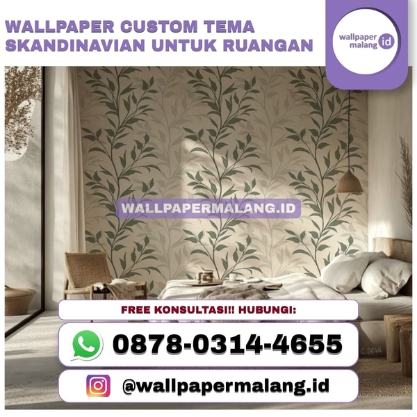 Download WALLPAPER CUSTOM TEMA SKANDINAVIAN UNTUK RUANGAN