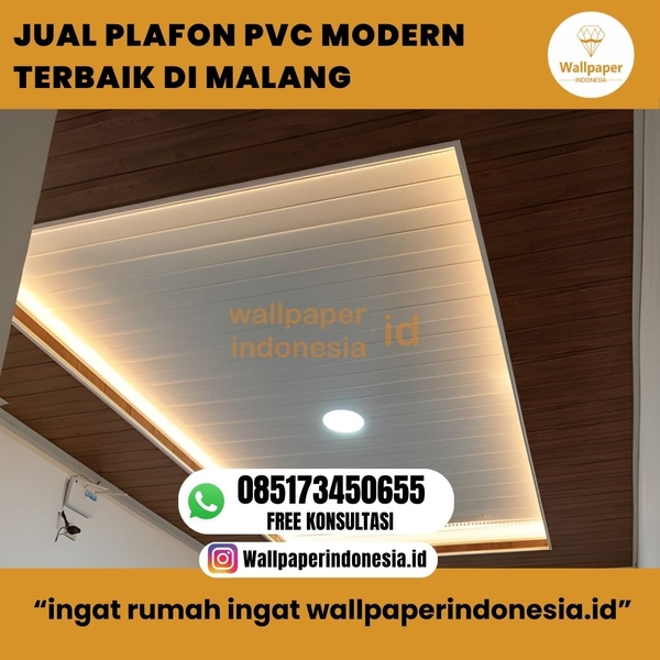 Download JUAL PLAFON PVC MODERN TERBAIK DI MALANG