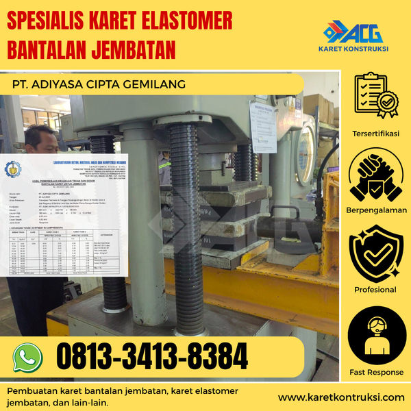 Download Spesialis karet elastomer bantalan jembatan