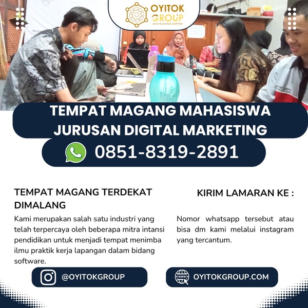 Download Tempat magang mahasiswa jurusan digital marketing