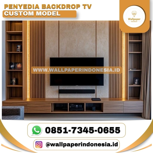 Download PENYEDIA BACKDROP TV CUSTOM MODEL 