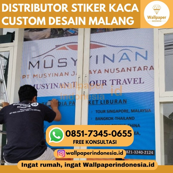 Download DISTRIBUTOR STIKER KACA CUSTOM DESAIN MALANG