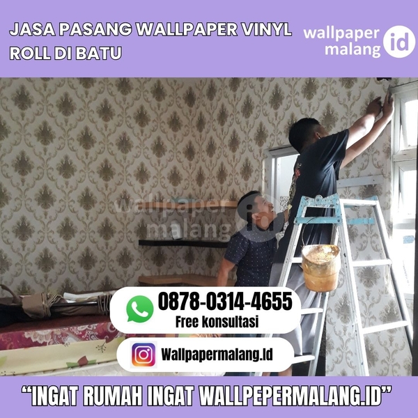 Download JASA PASANG WALLPAPER VINYL ROLL DI BATU